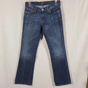 7 For All Mankind Jeans Bootcut Low Rise 28